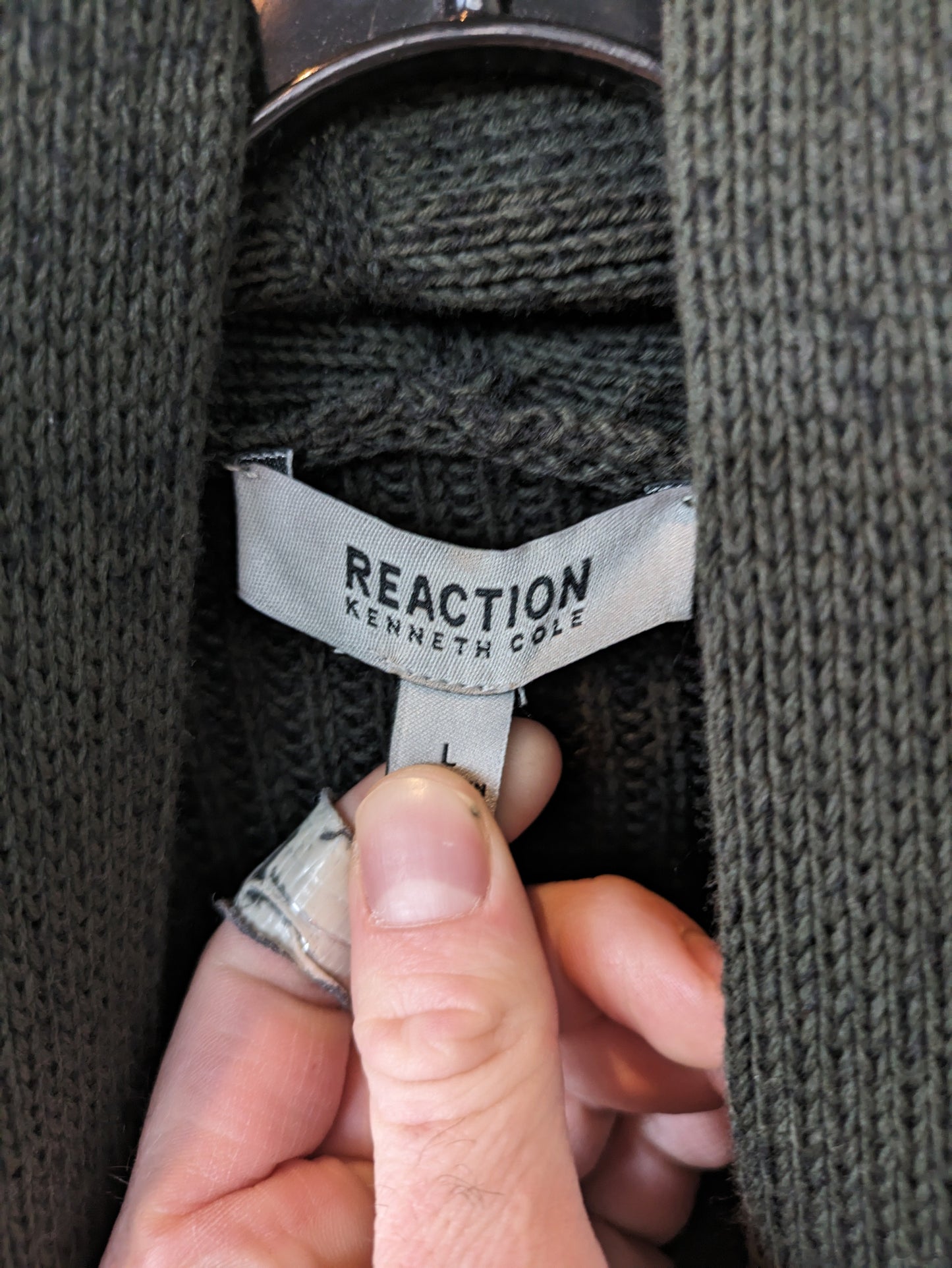 Sweater Cardigan By Kenneth Cole Reaction  Size: L