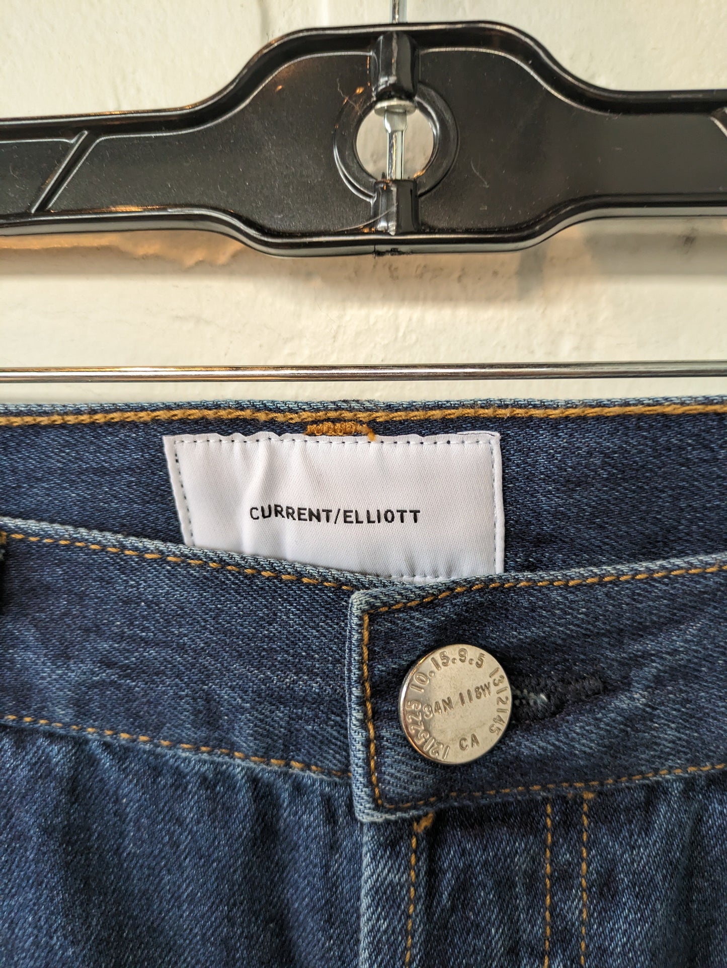Jeans Straight By Current Elliott  Size: 4