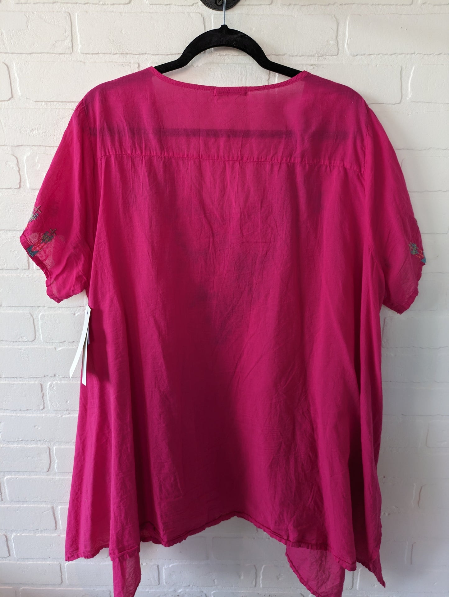 Top Short Sleeve Designer By Johnny Was  Size: 1x