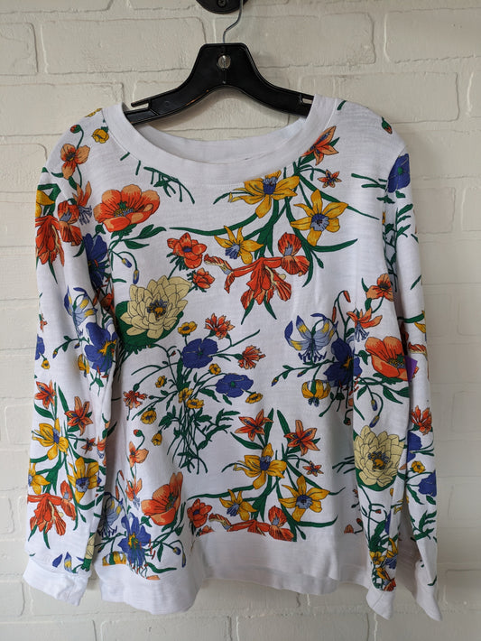 Floral Print Top Long Sleeve Talbots, Size 1x