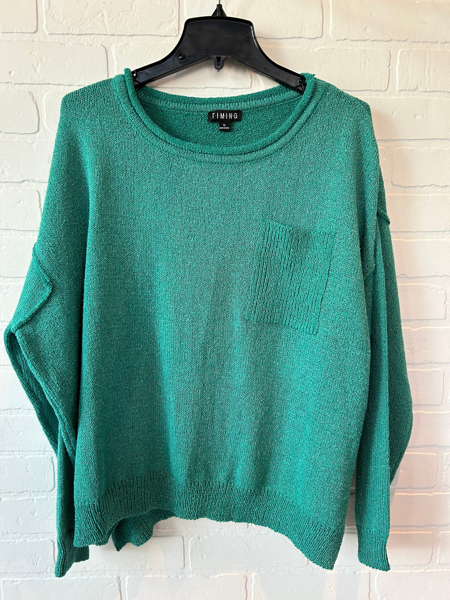 Green Sweater Timing, Size M