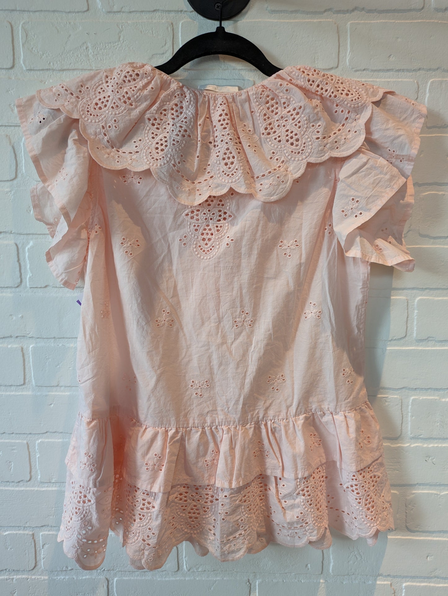 Peach Top Short Sleeve 7 For All Mankind, Size Xs