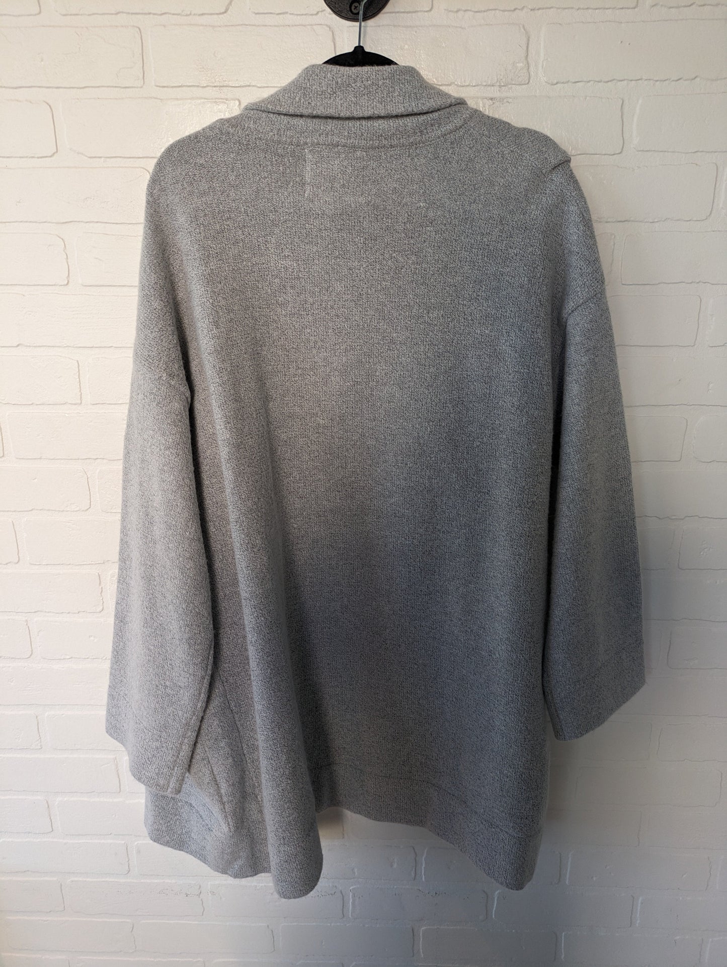 Grey Sweater Cardigan Thread And Supply, Size Xl