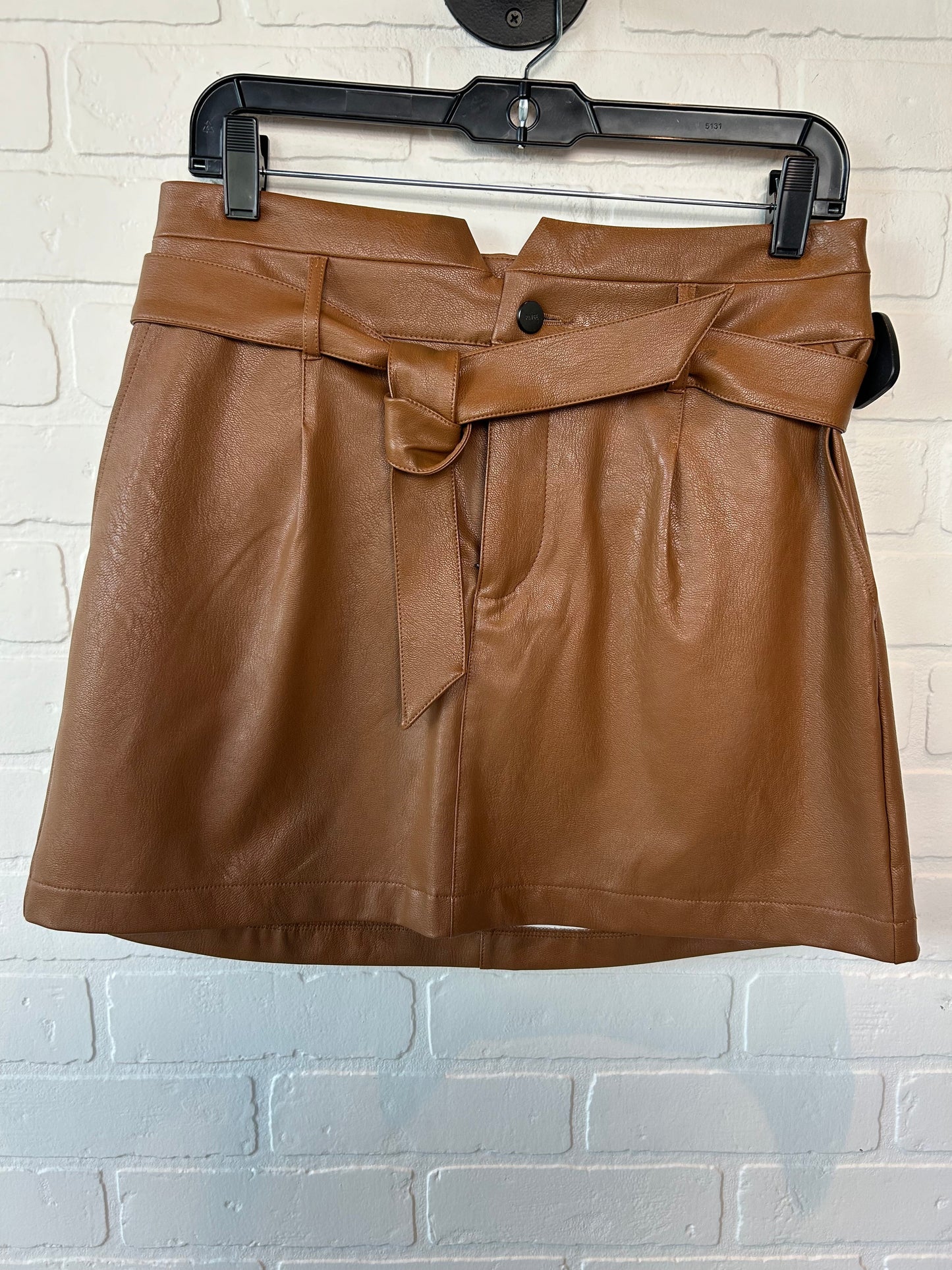 Brown Skirt Mini & Short Paige, Size 8