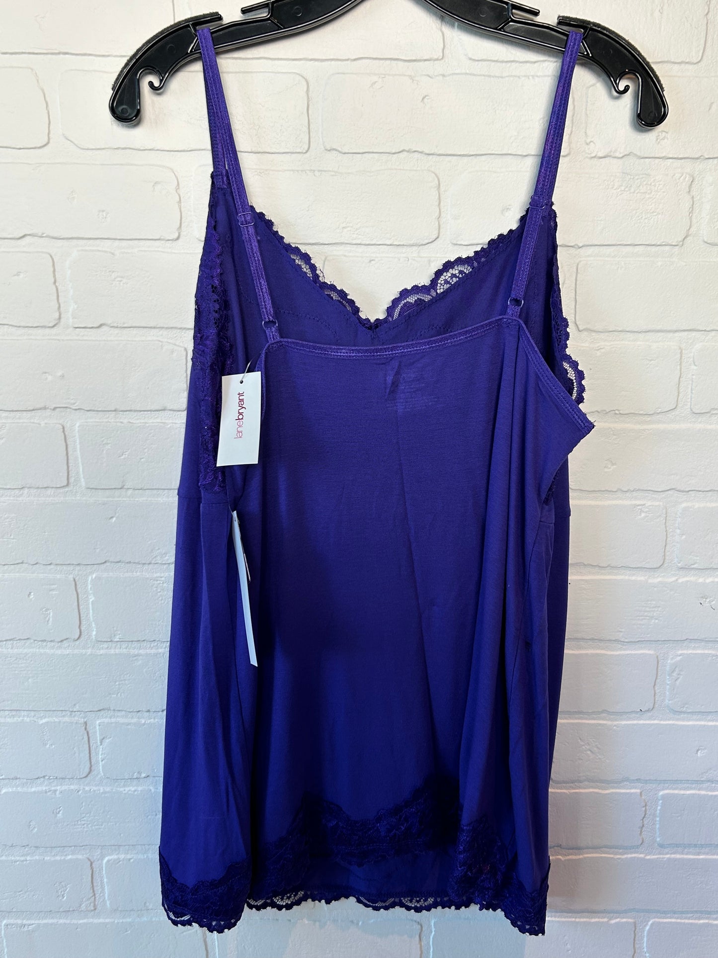 Purple Top Cami Lane Bryant, Size Xl