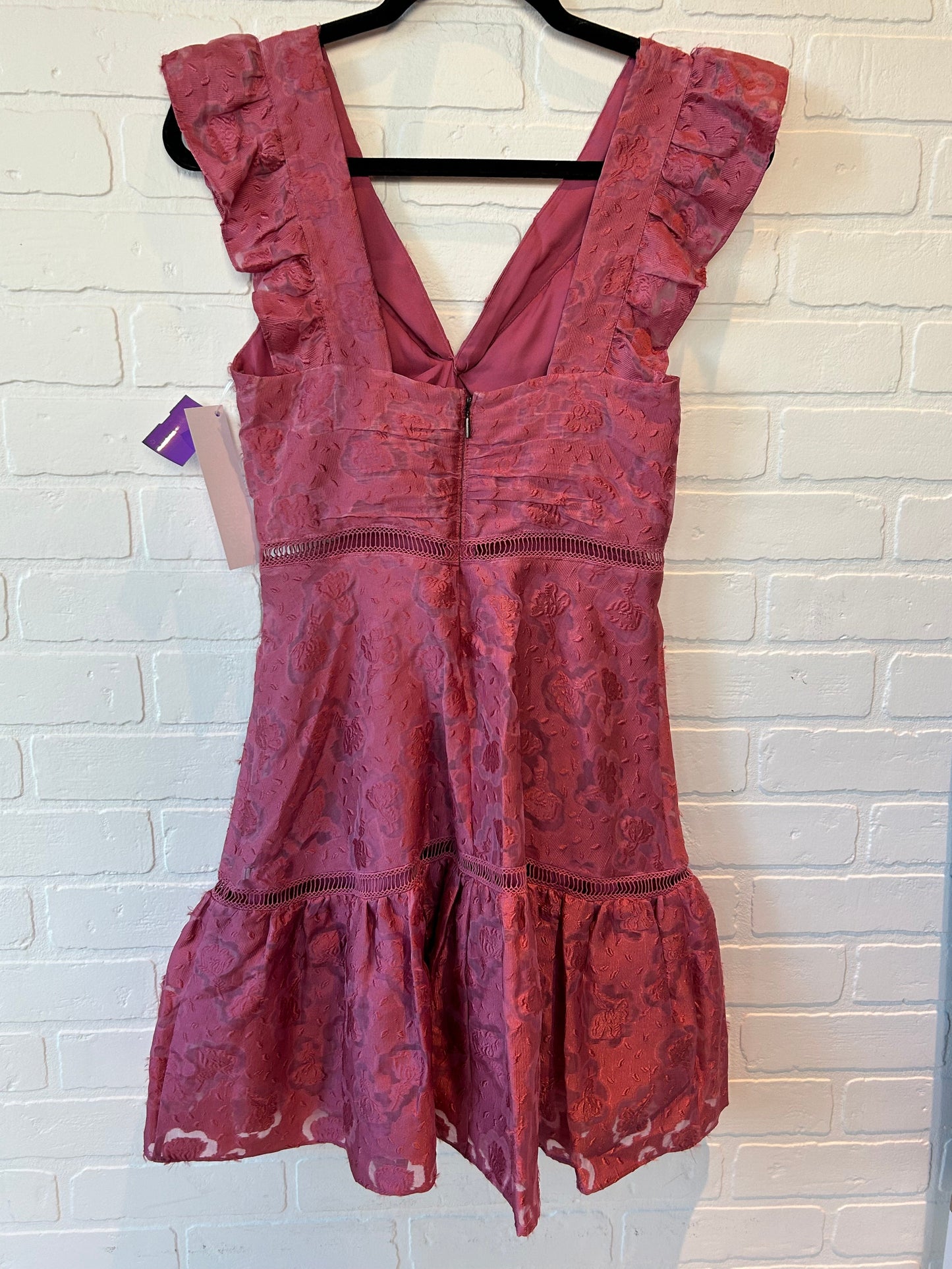 Pink Dress Party Short Rebecca Taylor, Size Xs