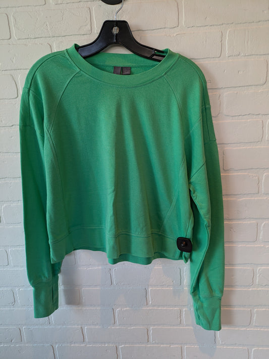 Green Athletic Sweatshirt Crewneck Sweaty Betty, Size S