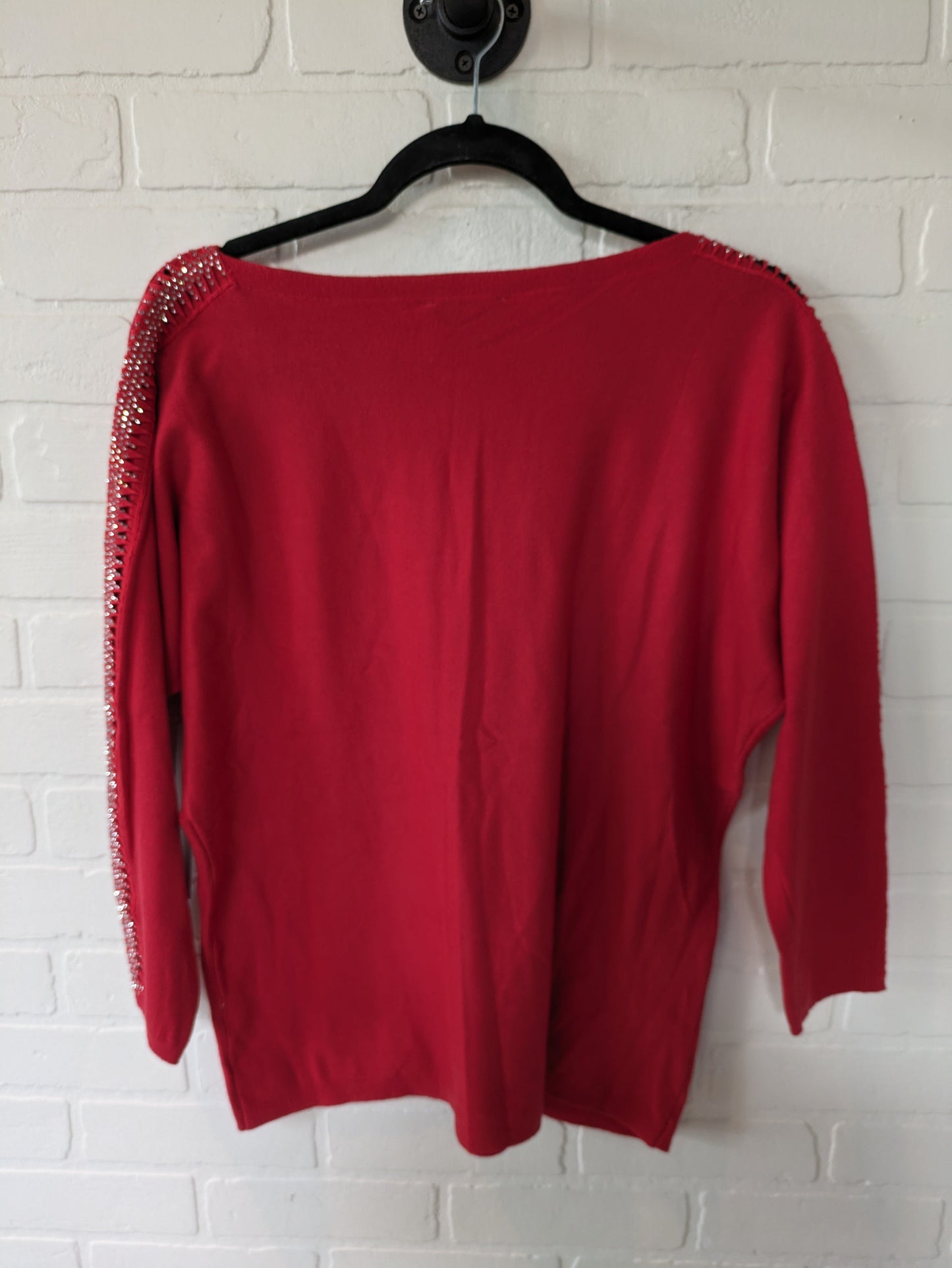 Red & Silver Sweater Cmc, Size M