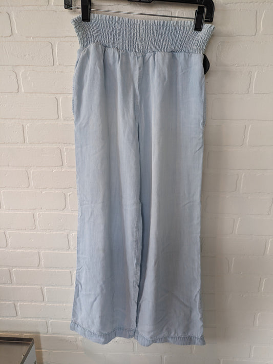 Blue Pants Wide Leg Cloth & Stone, Size 0