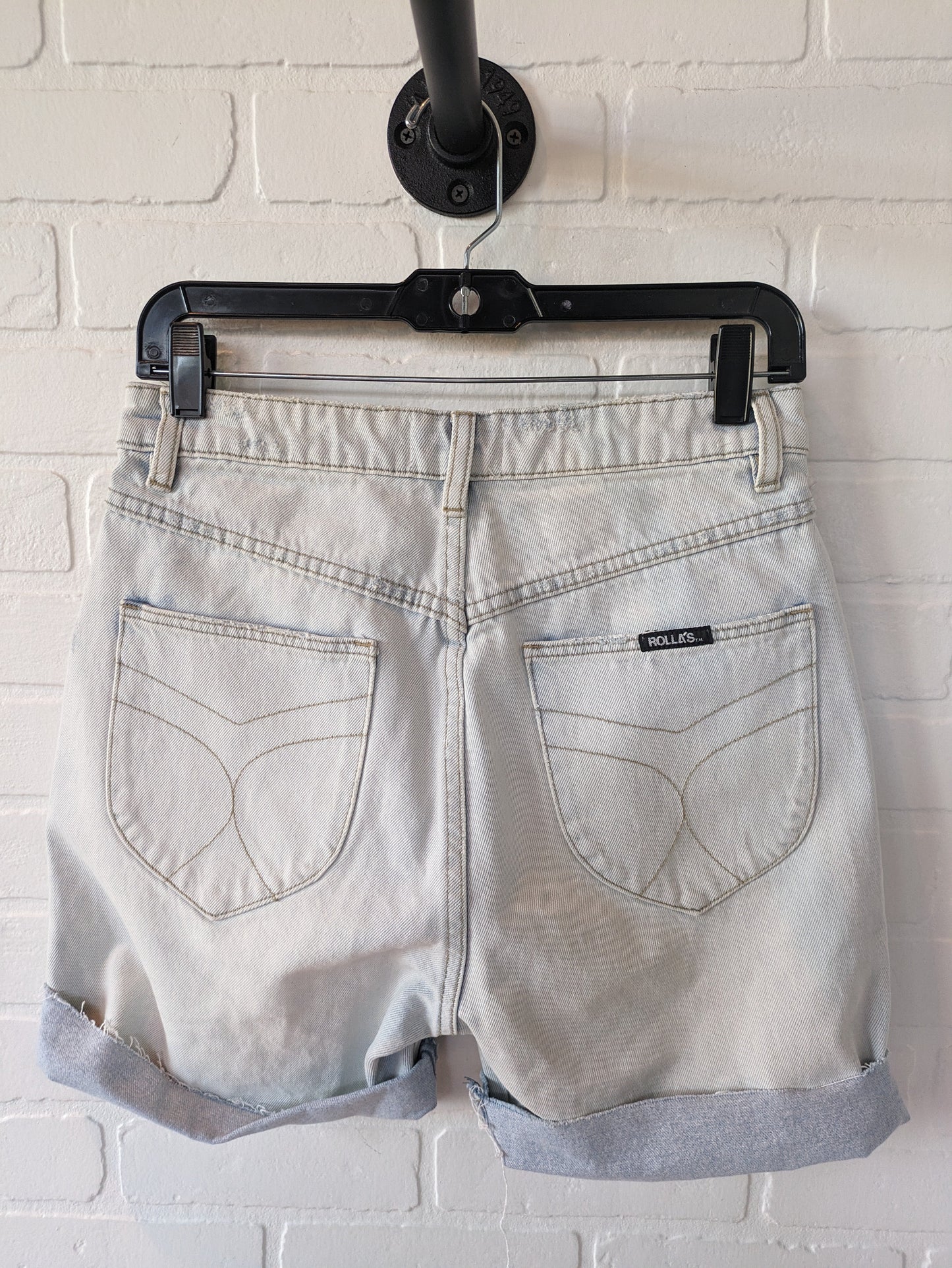 Blue Denim Shorts Rollas, Size 4