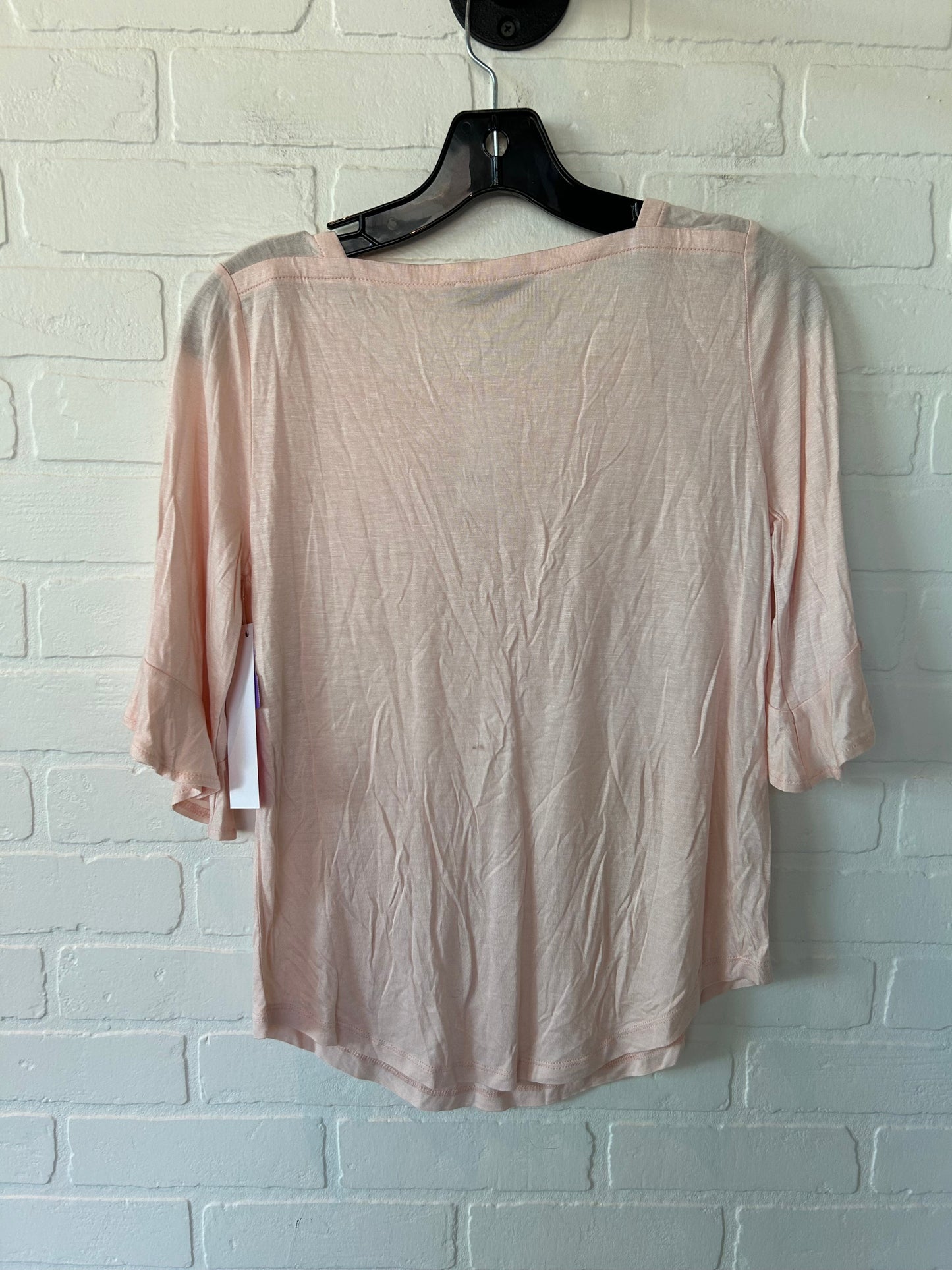 Peach Top 3/4 Sleeve Basic Loft, Size S