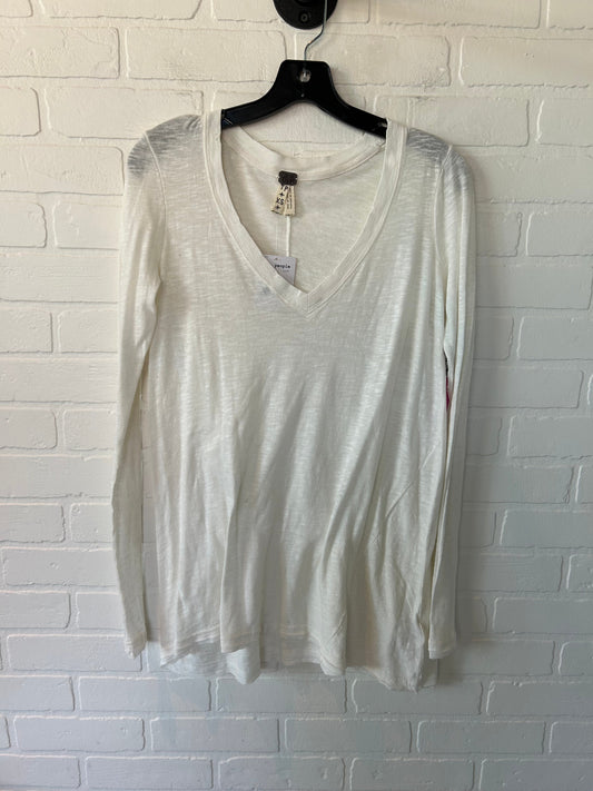 White Top Long Sleeve We The Free, Size Xs