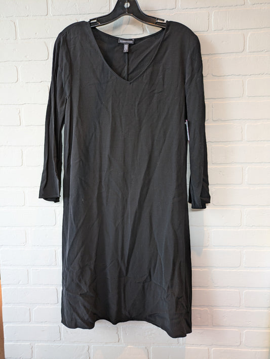 Black Dress Casual Midi Eileen Fisher, Size S