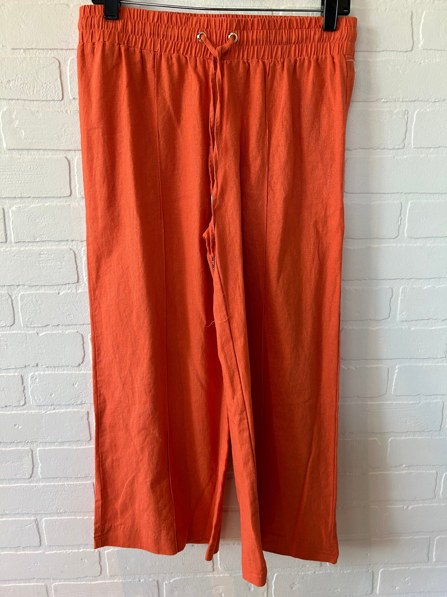 Orange Pants Cropped Anne Klein, Size 4