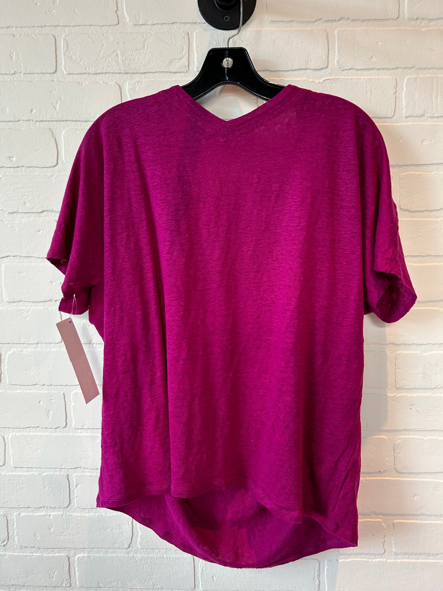 Purple Top Short Sleeve Chicos, Size Xl