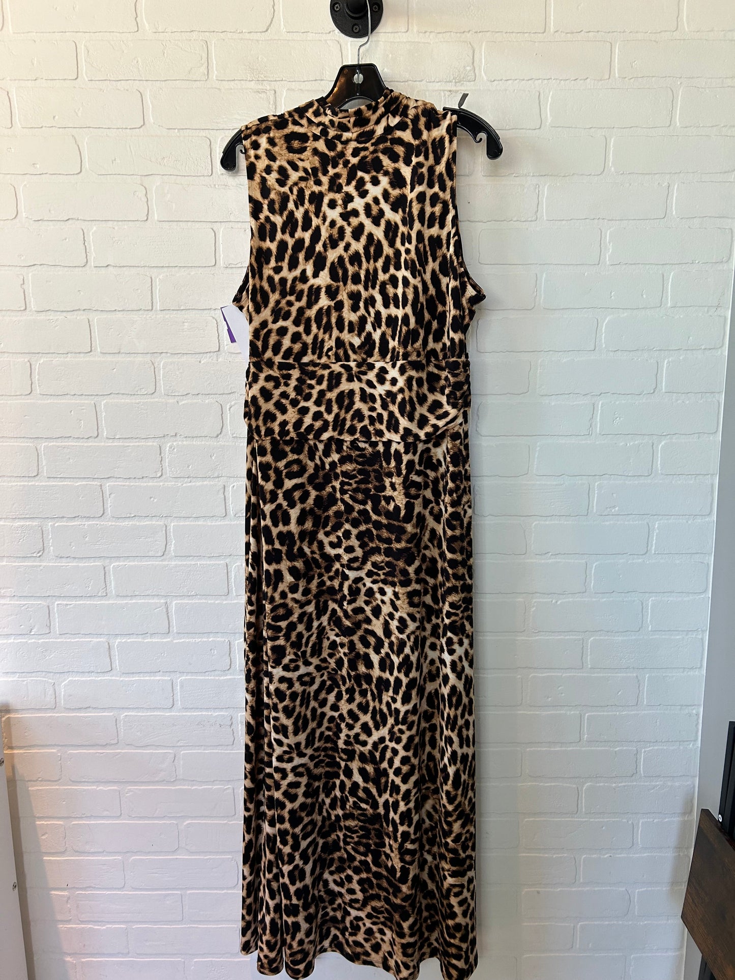 Blue & Brown Dress Casual Maxi Vince Camuto, Size 1x