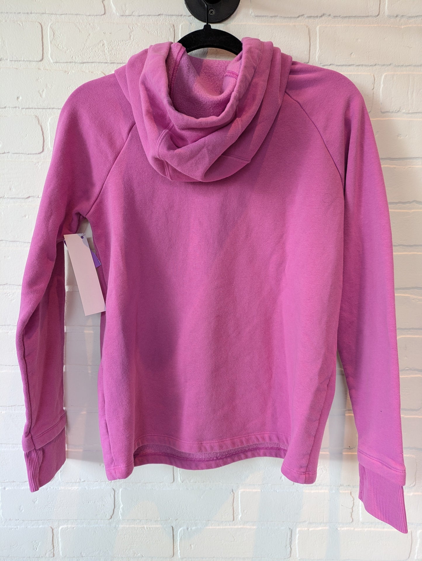 Pink Athletic Sweatshirt Hoodie Under Armour, Size Xs