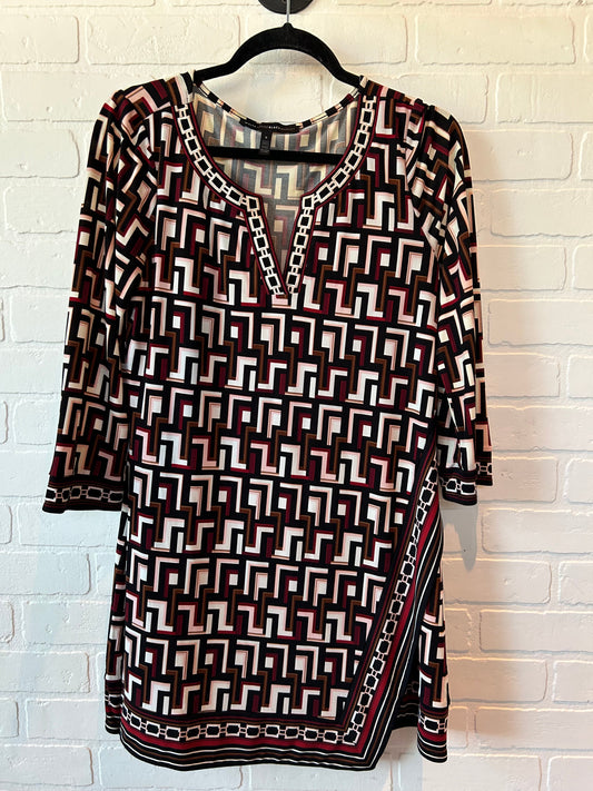 Black & Red Tunic 3/4 Sleeve White House Black Market, Size S