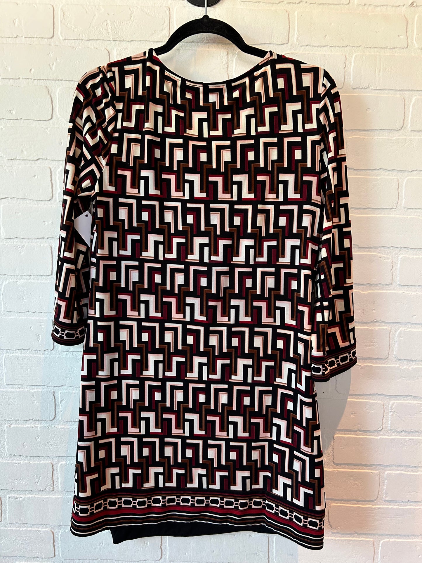 Black & Red Tunic 3/4 Sleeve White House Black Market, Size S