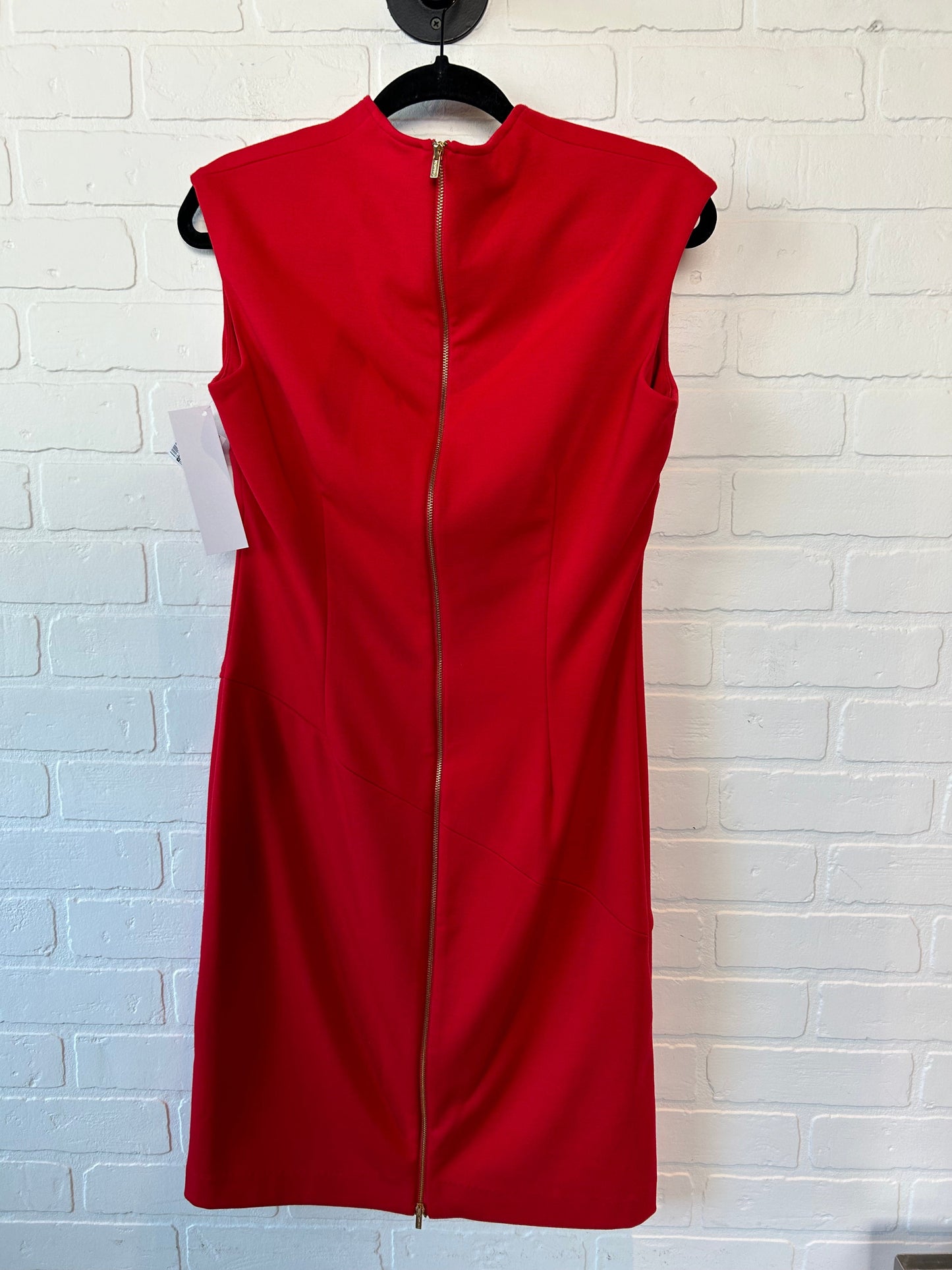 Red Dress Work Calvin Klein, Size S