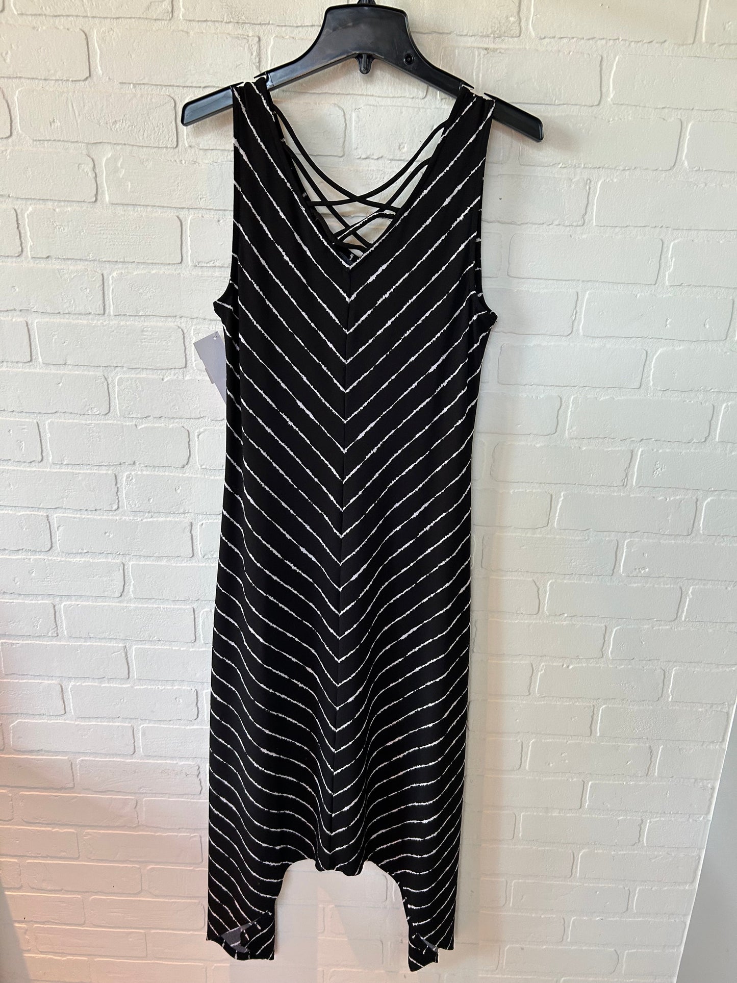 Black & White Dress Casual Midi Apt 9, Size M