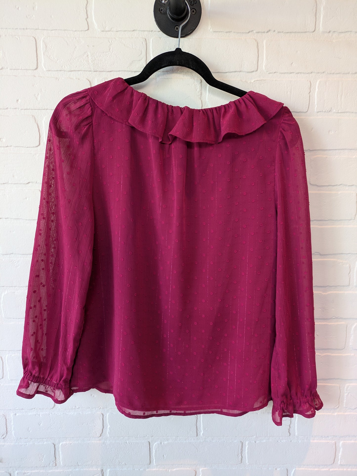 Red Top Long Sleeve J. Crew, Size S