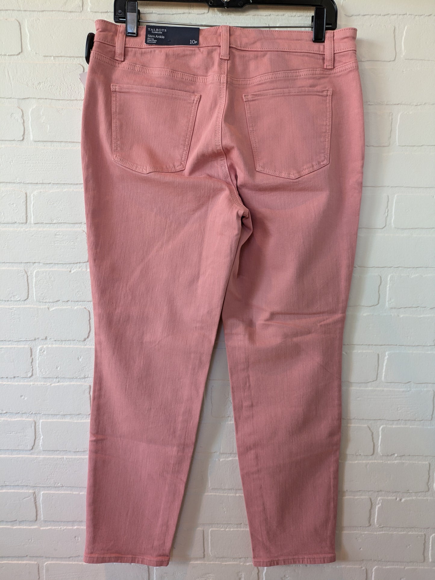 Pink Denim Jeans Skinny Talbots, Size 10petite