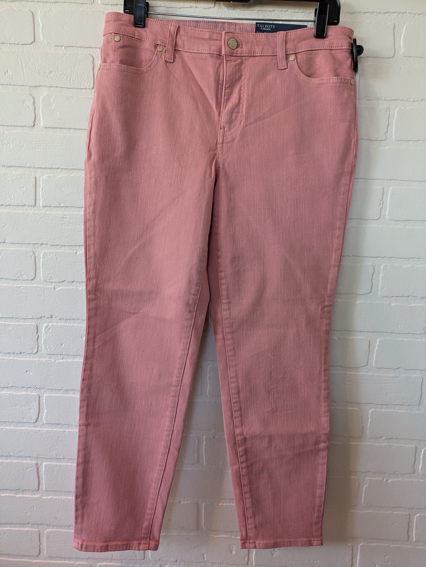 Pink Denim Jeans Skinny Talbots, Size 10petite