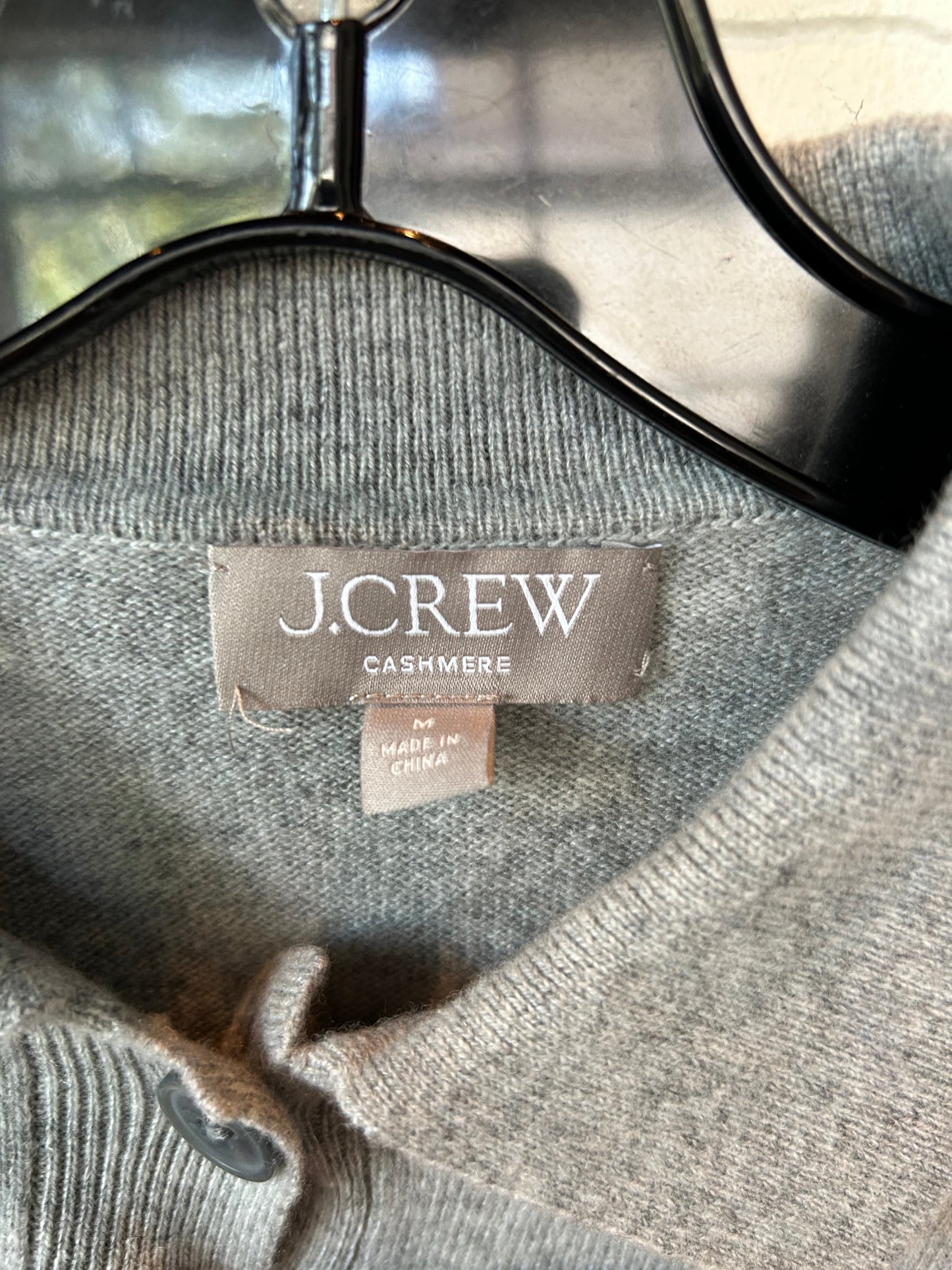 Grey Sweater Cashmere J. Crew, Size M