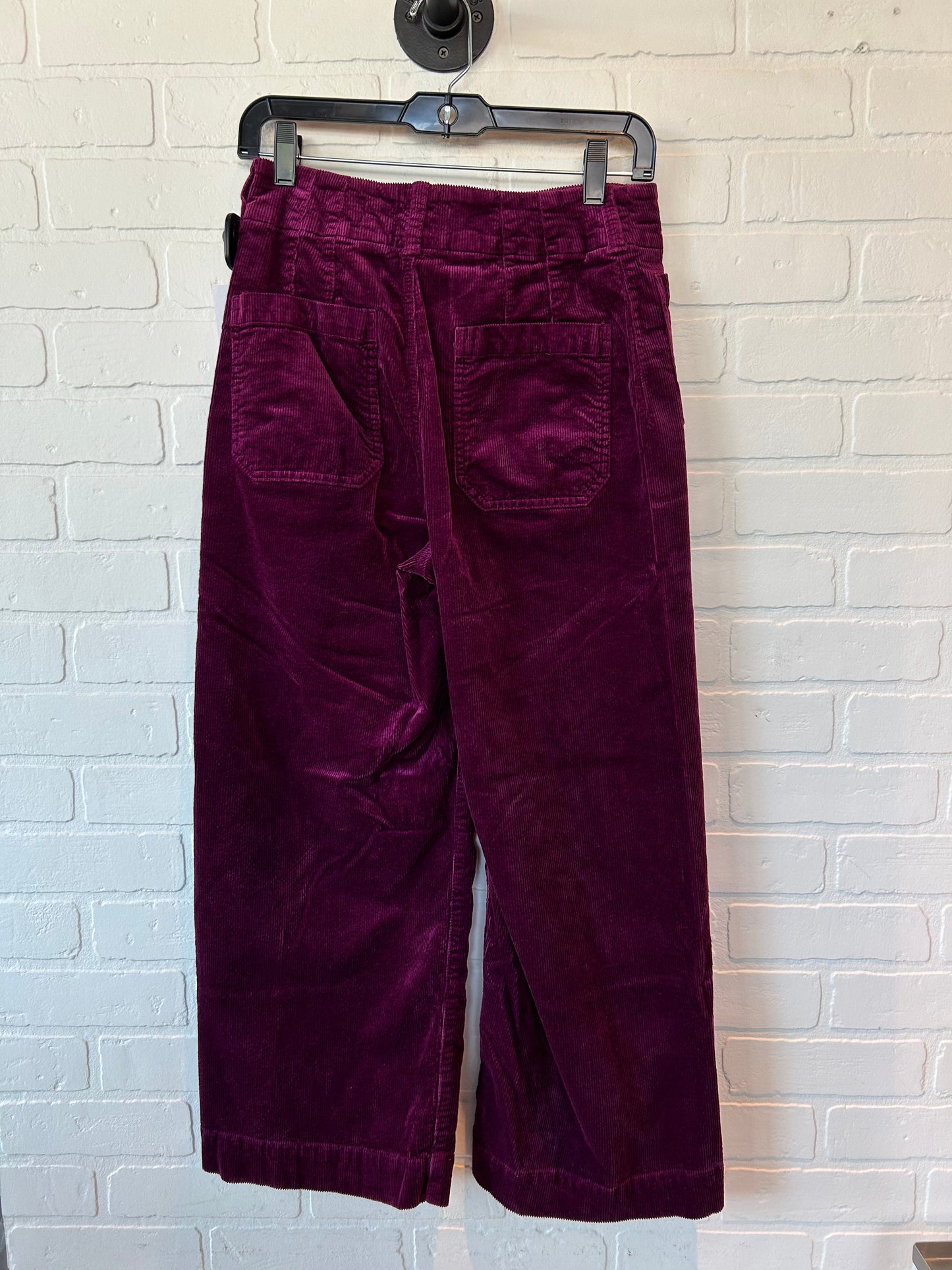 Purple Pants Wide Leg Maeve, Size 8