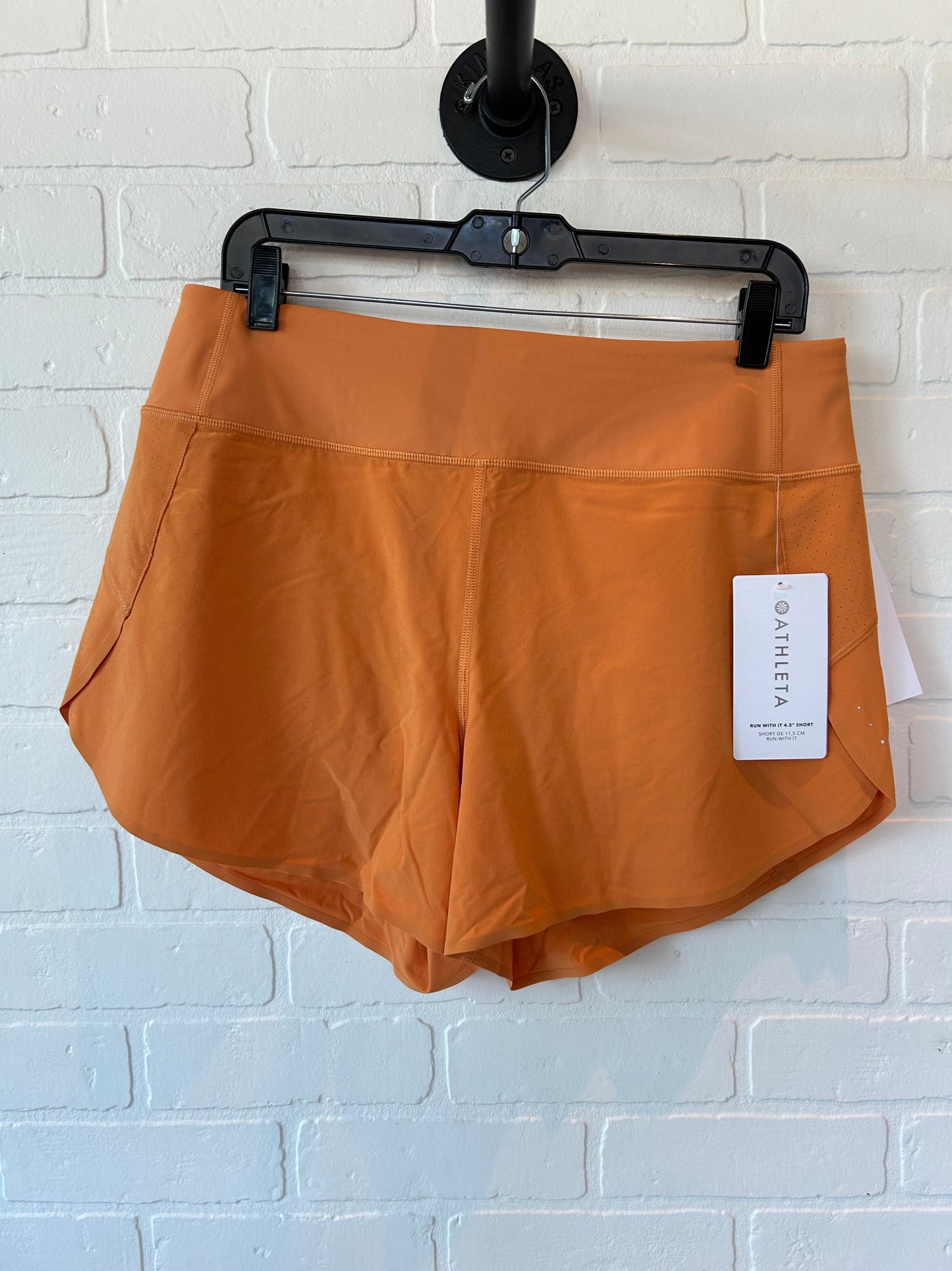 Orange Athletic Shorts Athleta, Size 8
