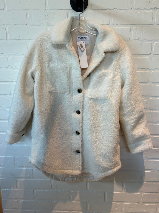 Cream Jacket Fleece Old Navy, Size Xs