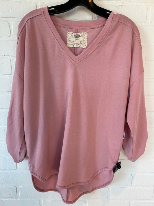 Pink Top Long Sleeve Cupio, Size S