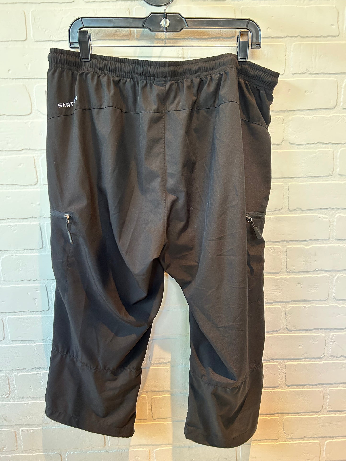 Black Athletic Capris Clothes Mentor, Size 16