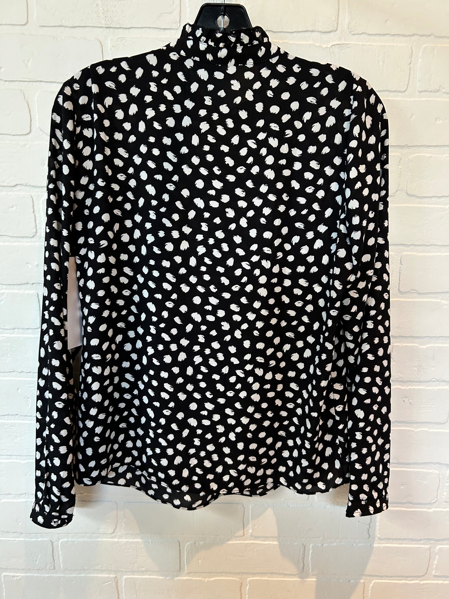 Black & White Top Long Sleeve J. Crew, Size Xs