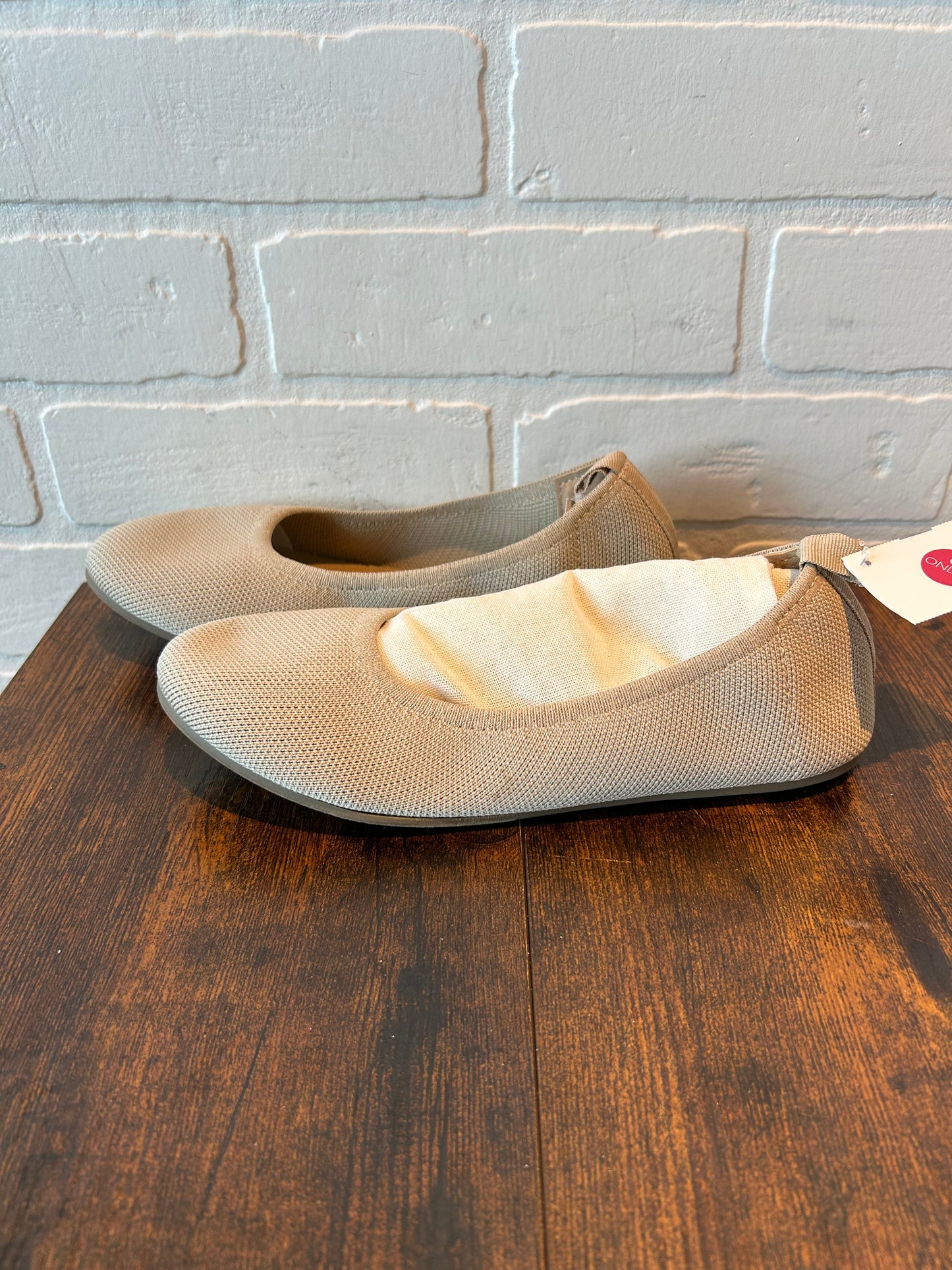 Beige Shoes Flats Journee, Size 6.5