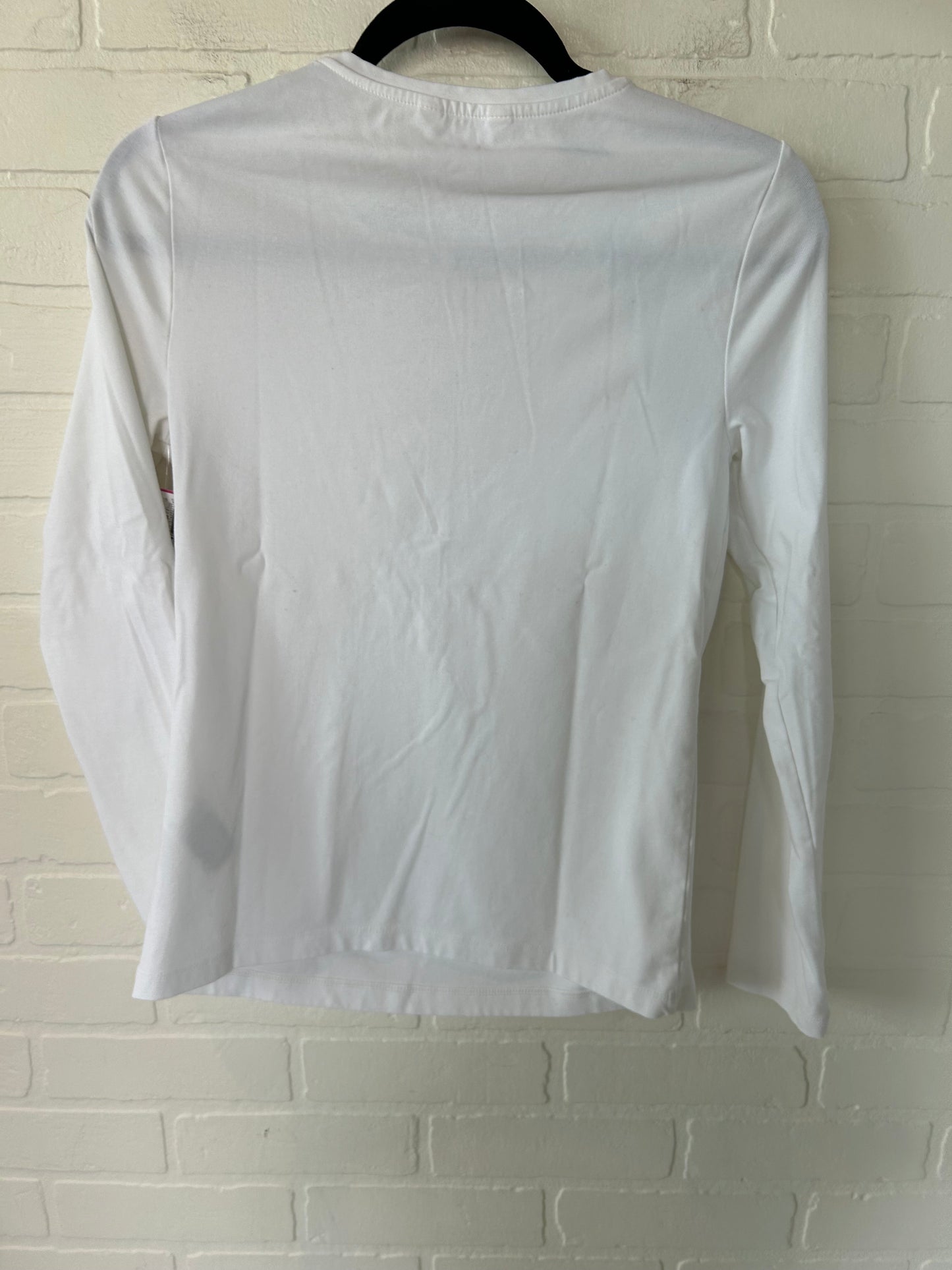 White Top Long Sleeve Basic Banana Republic, Size M