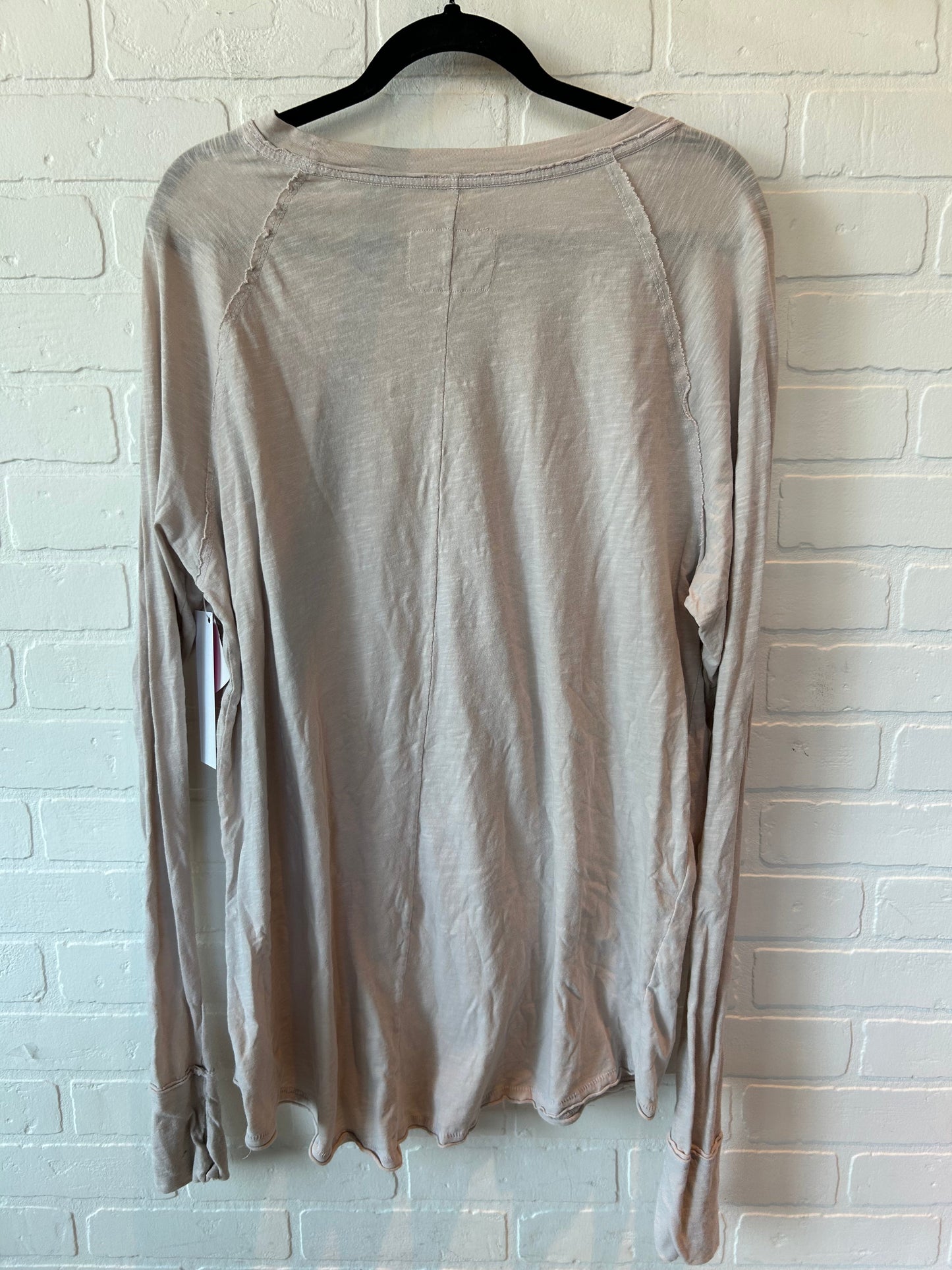 Cream Top Long Sleeve Basic We The Free, Size L