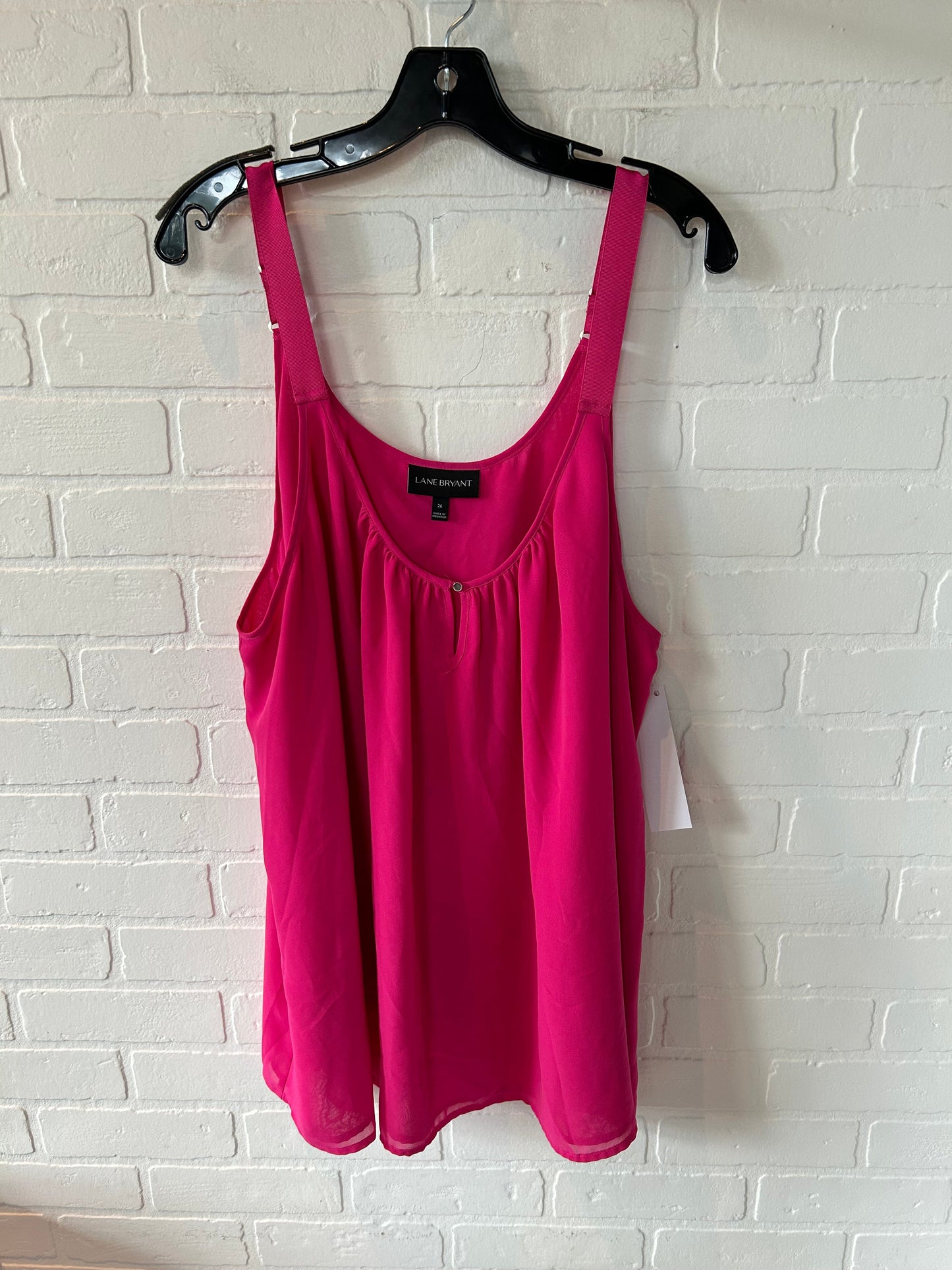 Pink Top Sleeveless Lane Bryant, Size 4x