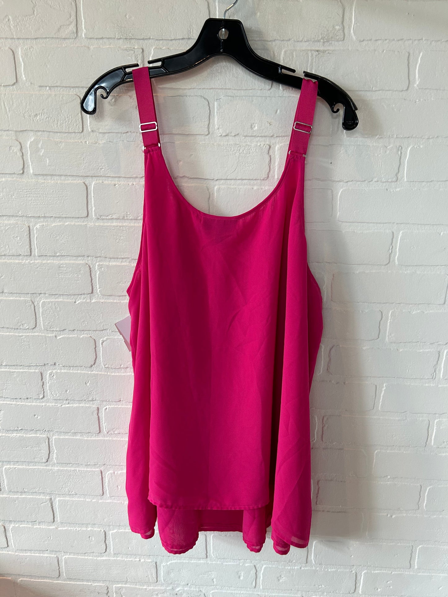 Pink Top Sleeveless Lane Bryant, Size 4x