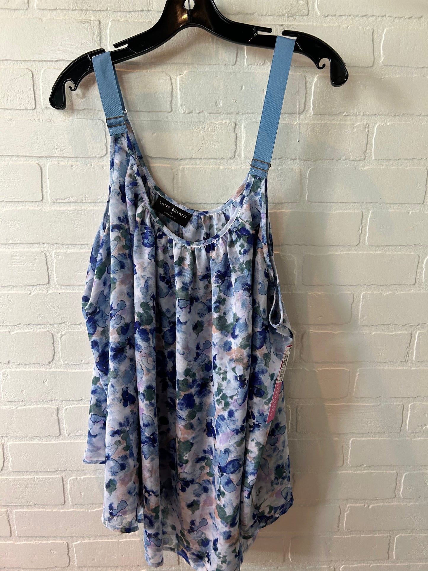 Blue & White Top Sleeveless Lane Bryant, Size 4x