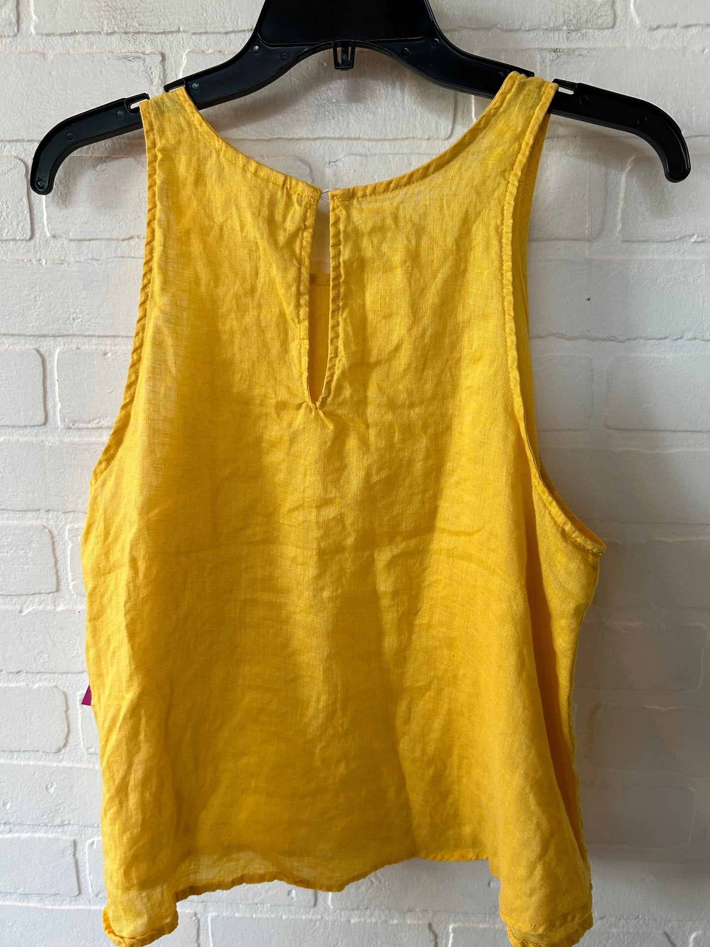 Yellow Top Sleeveless Maeve, Size M