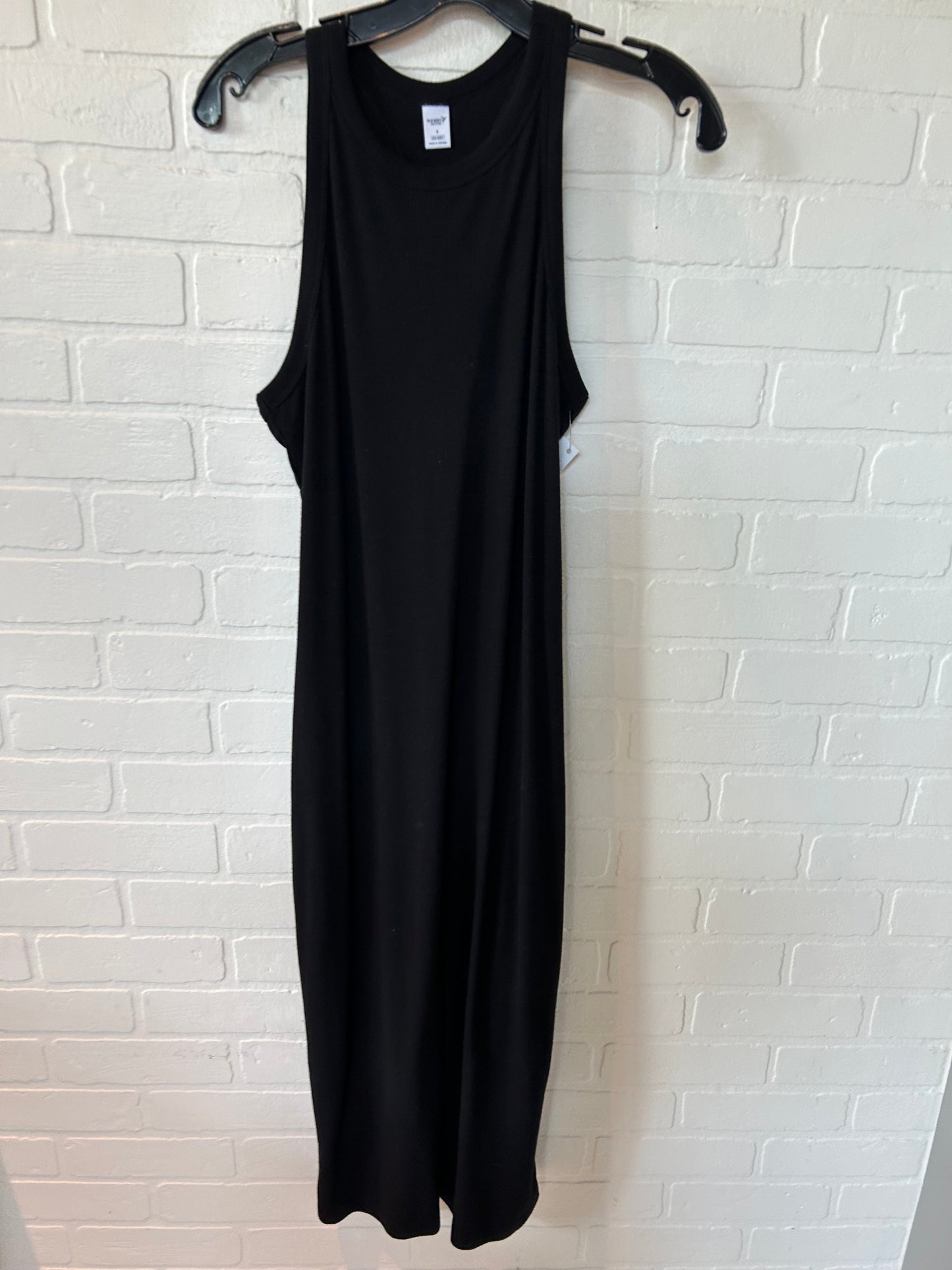 Black Dress Casual Midi Old Navy, Size S