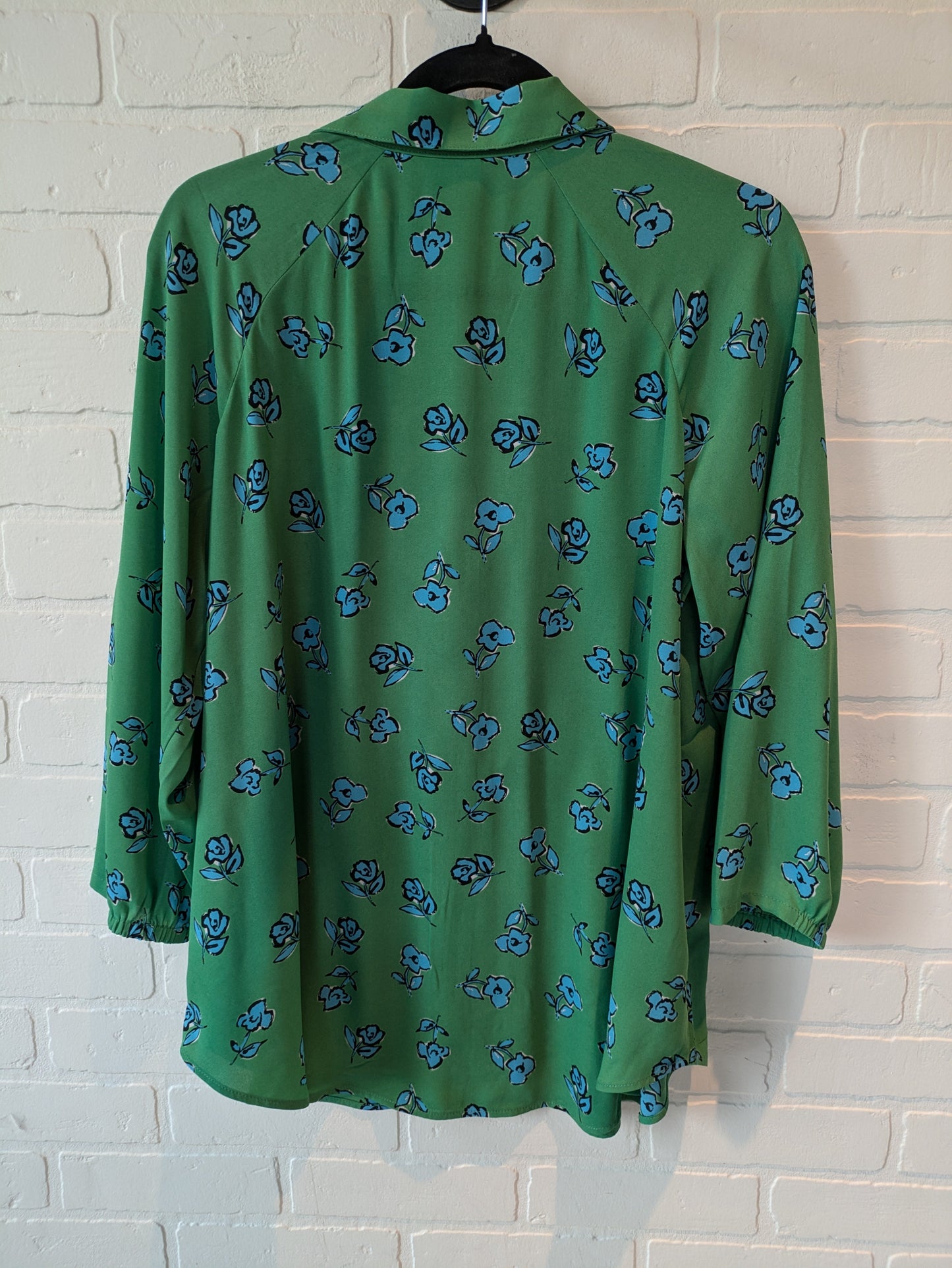 Green Top Long Sleeve Cabi, Size S