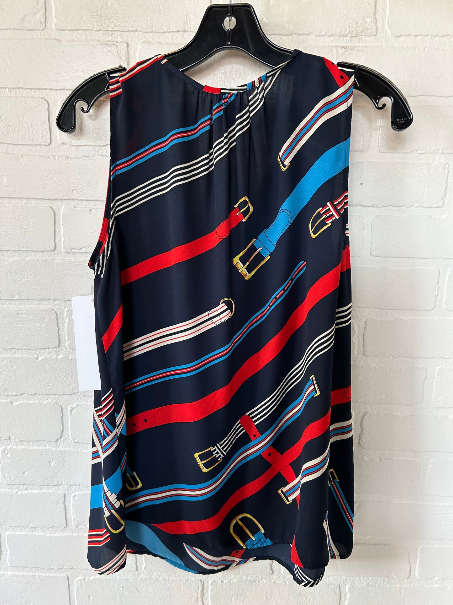 Blue & Red Top Sleeveless Cabi, Size M