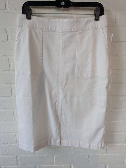 White Skirt Midi Tommy Bahama, Size 8
