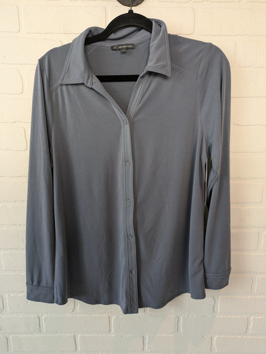 Grey Top Long Sleeve Adrianna Papell, Size L