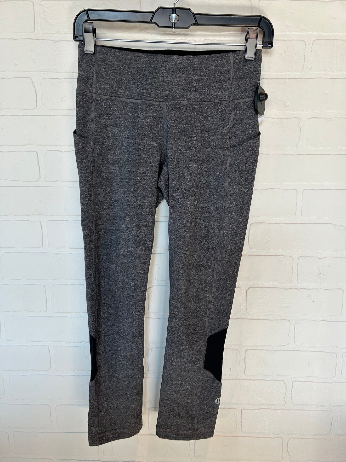 Grey Athletic Capris Lululemon, Size 4