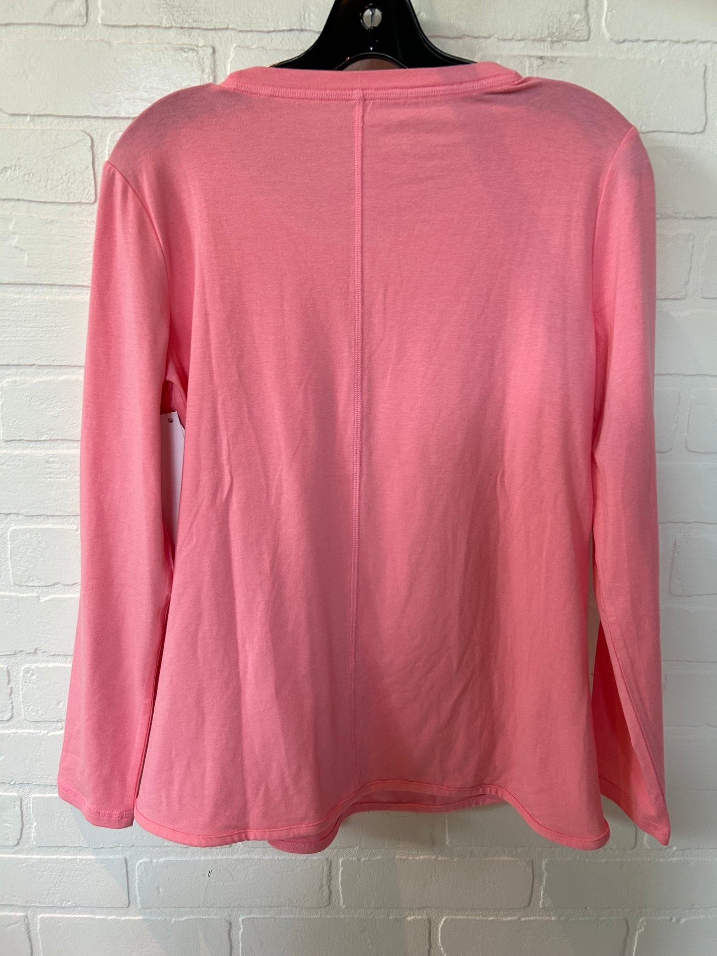 Pink Top Long Sleeve Basic Talbots, Size M