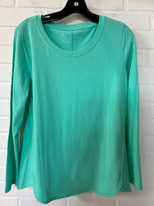 Green Top Long Sleeve Basic Talbots, Size M